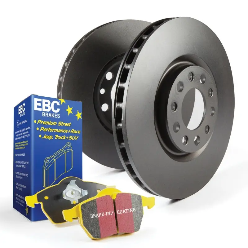 Ebc Yellowstuff High-Performance Brake Pad & Rk Rotor Kit For Nissan S13 Silvia 2
