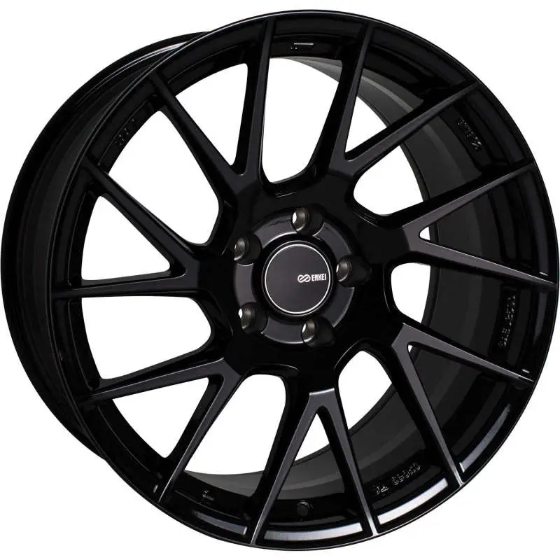 Enkei Tm7 18X8.0 5X112 45Mm Offset 72.6Mm Bore Gloss Black Wheel 1