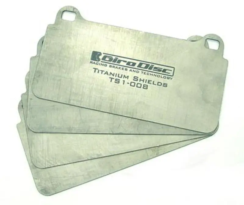 Girodisc Titanium Pad Shields – Rear Upgrade For Porsche 911 Carrera (996 & 997.1 Generations) 1