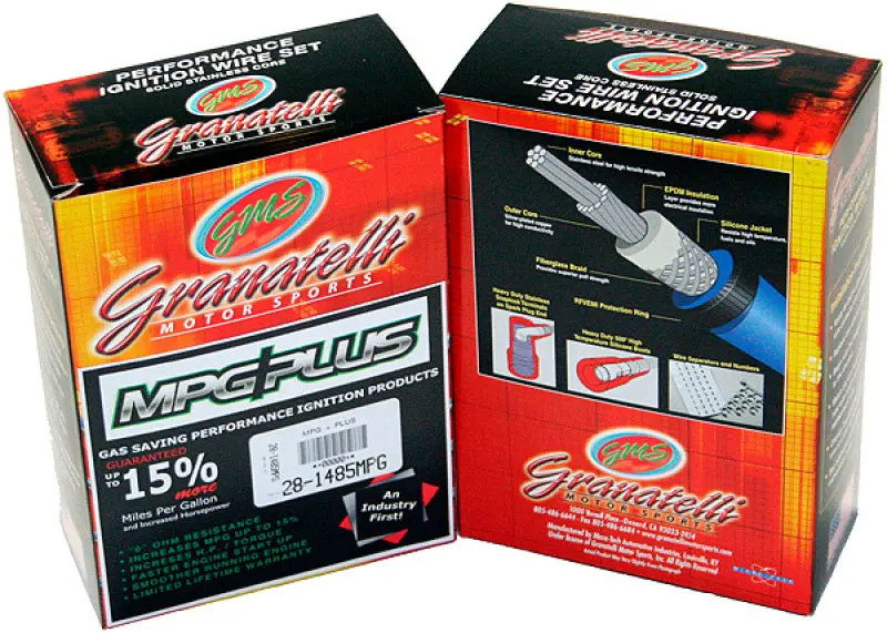 Granatelli High-Performance Ignition Wires For 1992–1995 Nissan Pickup (D21/720, 2.4L 4-Cylinder) 1