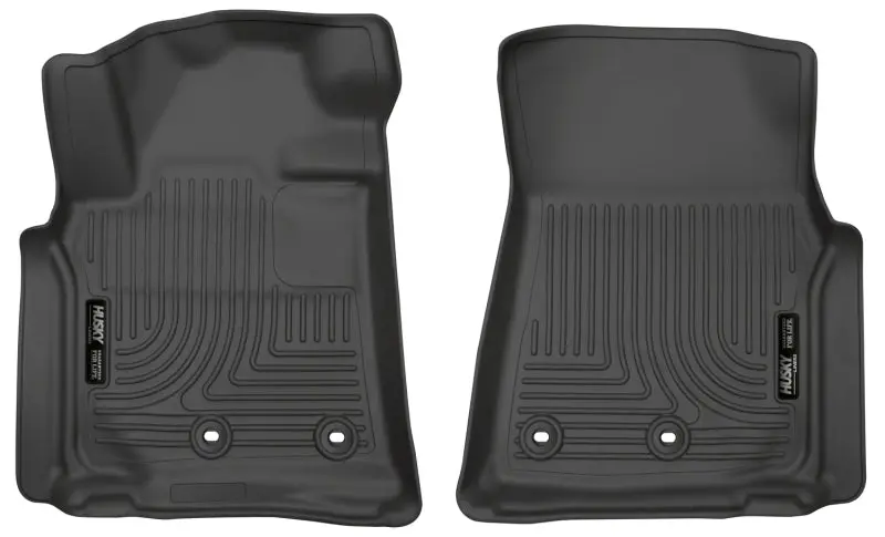Husky Liners Weatherbeater Floor Liners For 2013–2016 Lexus Lx570 & Toyota Land Cruiser – Front Row, Black 1