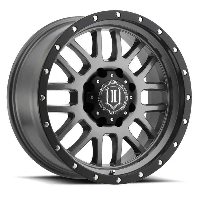 Icon Alpha 20X9 Gun Metal Alloy Wheel – 8X6.5 Bolt Pattern, 19Mm Offset, 5.75In Backspace, 125.2Mm Center Bore 1