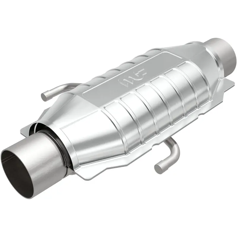 Magnaflow Universal Dual Exhaust Converter – 2.5-Inch Inlet/Outlet, Direct-Fit Catalytic Converter Replacement 1