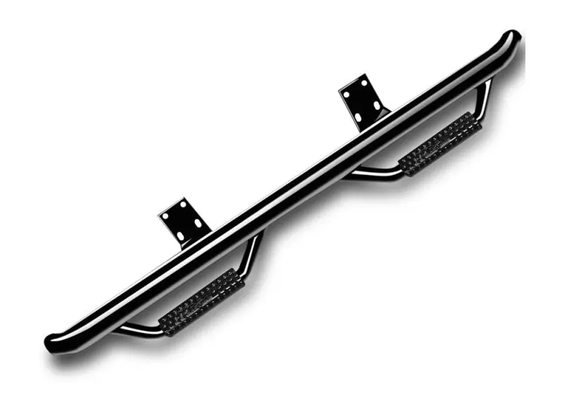 N-Fab Nerf Step Side Bars For 2010–2017 Ram 2500/3500/4500 Crew Cab – Gloss Black, 3" Diameter, Full Cab Length 1
