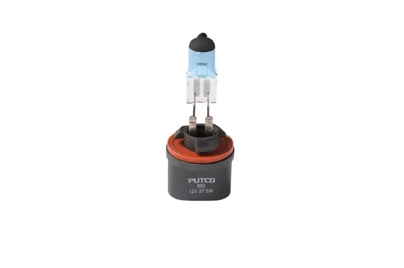 Putco Night White Halogen Headlight Bulbs – Model 893, Pure White Output 1