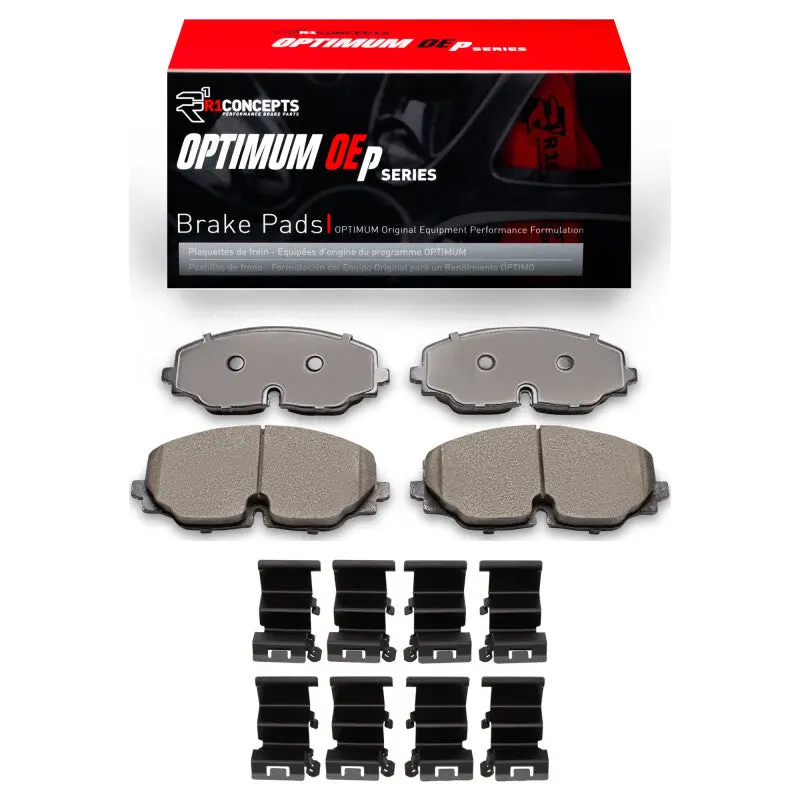 R1 Optimum Oe Front Brake Pad & Hardware Kit For 2018–2025 Volkswagen Atlas 1