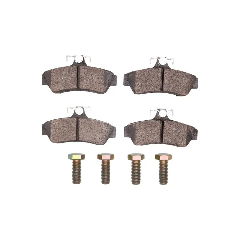 R1 Rear Semi-Metallic Brake Pad & Hardware Kit For 2004 Pontiac Gto 1