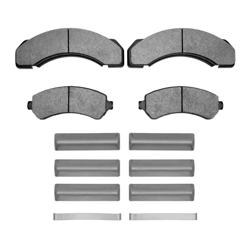R1 Semi-Metallic Brake Pad & Hardware Kit – 1995–2000 Chevrolet C3500 Front & Rear 1