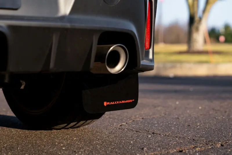 Rally Armor Ur Mud Flaps – 2023 Toyota Gr Corolla, Black With White Logo 1