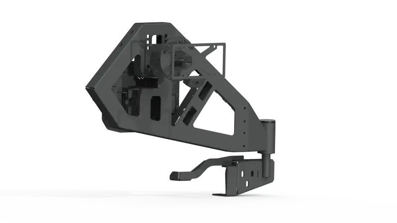 Road Armor Stealth Rear Tire Carrier For 2018–2020 Jeep Wrangler Jl – Textured Black Finish 1