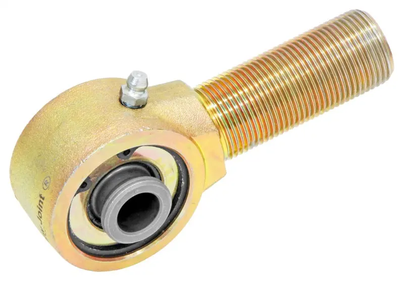 Rockjock Johnny Joint Rod End – 2-Inch Forged Steel, 1.600-Inch X .562-Inch Ball, 1-Inch-14 Lh Thread, Greased 1