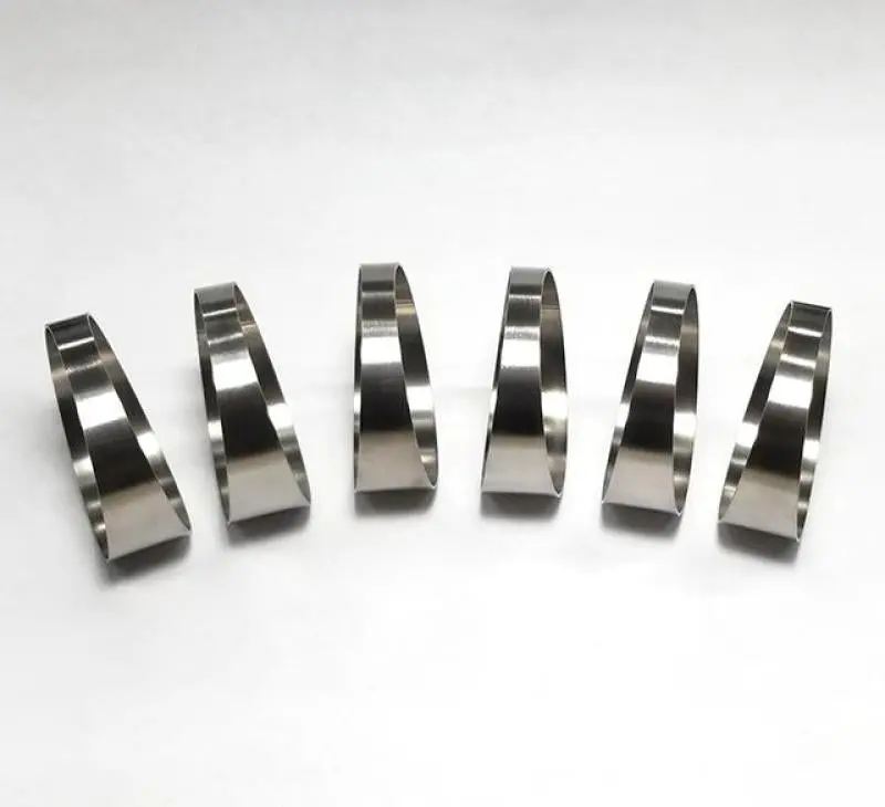 Ticon Industries 3.15In 7.5 Degree 1D/3.15In Clr Tight Radius 1Mm Wall Titanium Pie Cuts - 6Pk 1