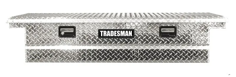 Tradesman Aluminum Economy Cross Bed Low-Profile Truck Tool Box (70In.) - Brite 1