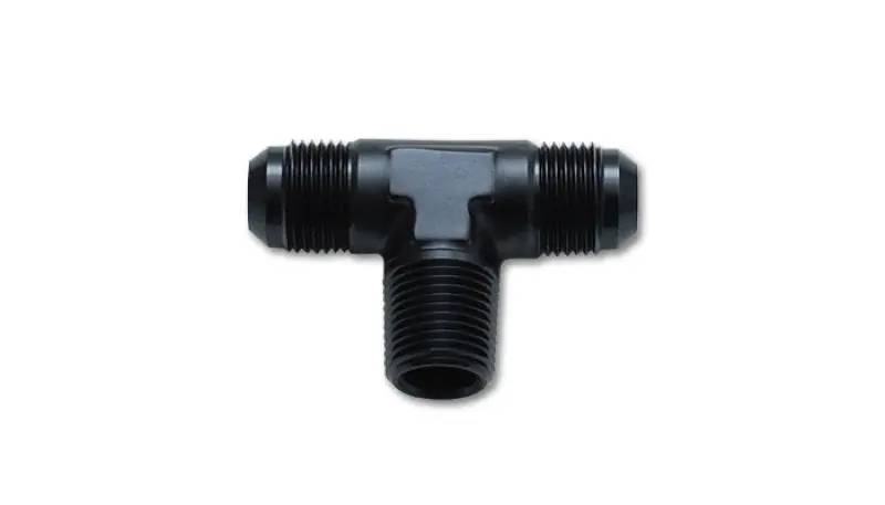 Vibrant Aluminum -3An To 1/8" Npt Flare-To-Pipe Tee Adapter Fitting 1