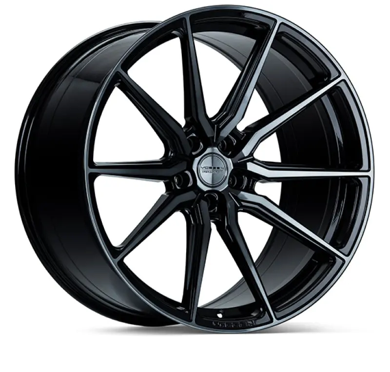 Vossen Hf-3 19X9.5 / 5X112 / Et35 / Deep Face / 66.5 - Double Tinted - Gloss Black Wheel 1