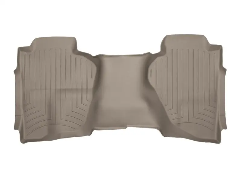 Weathertech Rear Floorliner – Tan, Custom Fit For 2024 Hyundai Santa Fe (Including Hybrid Variant) 1