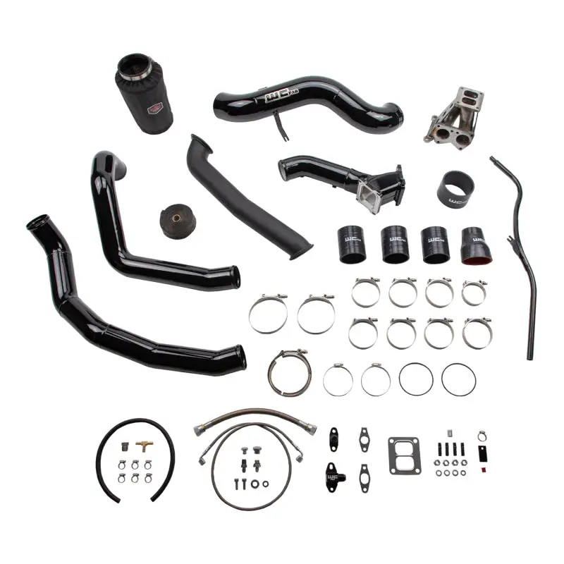 Wehrli Candy Red Single Turbo Install Kit For 2001–2004 Lb7 Duramax 6.6L 2