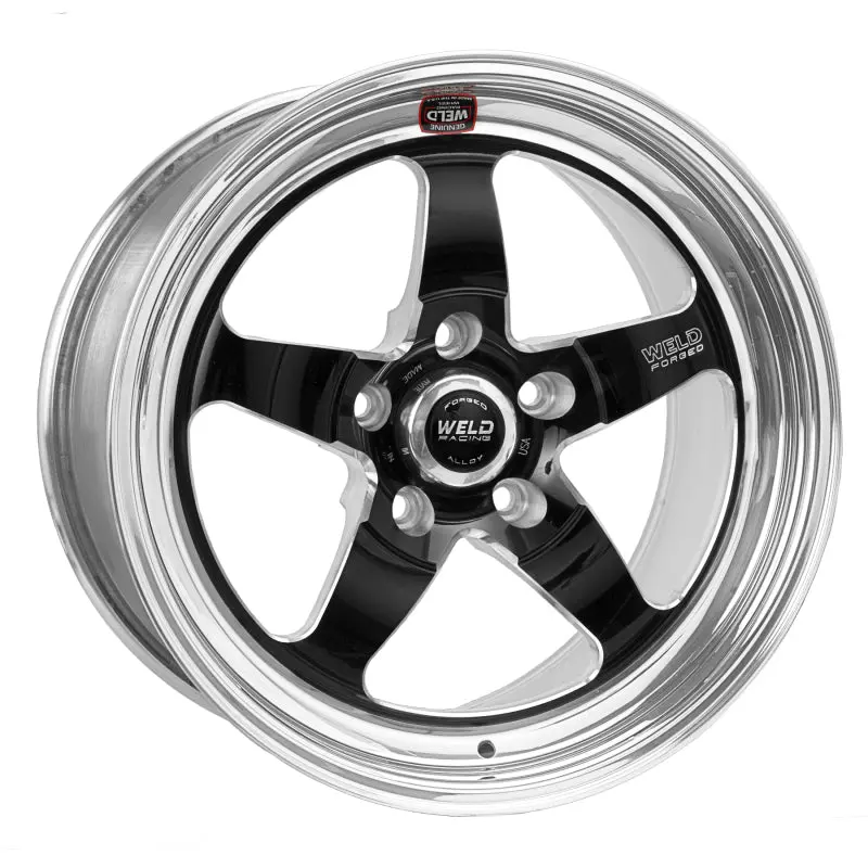 Weld S71 Forged Aluminum Wheel – 18X8.5", 5X4.75", 4.1" Backspace, High-Pad Design, Non-Beadlock, Black 1