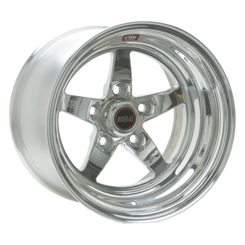 Weld S71 Lightweight Polished Aluminum Wheel – 15X17.33In, 5X4.5In Bolt Pattern, 6.5In Backspace 1