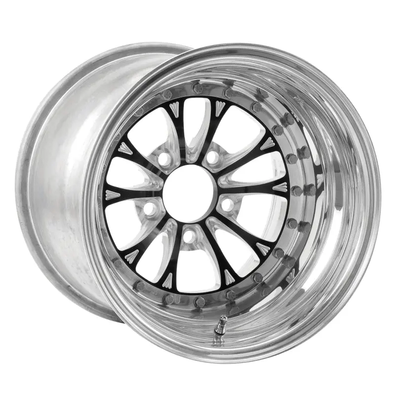 Weld Vitesse Forged Aluminum Wheel – 15X8", 5X4.75", 4.5" Backspace, Gloss Black Finish 1
