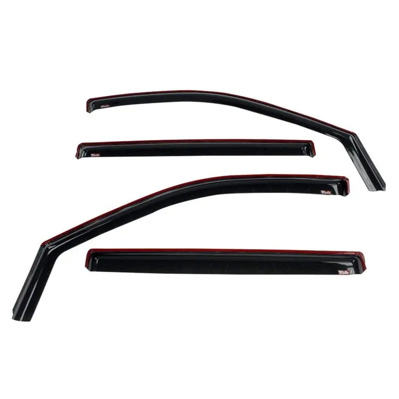 Westin In-Channel Wind Deflectors For 2019–2021 Chevy Silverado Crew Cab – Smoke Tint, 4-Piece Set 1