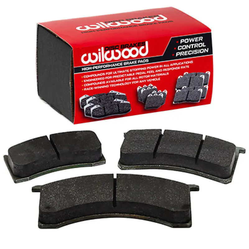 Wilwood Bp-40 Brake Pad Set For Dynalite/Dynapro Calipers – .49" Thickness, Bridge Bolt Design 1