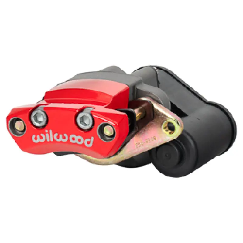 Wilwood Red Electric Parking Brake Caliper – Left-Side Mount, 2" Bracket, 1.19–1.25" Piston Bore 1