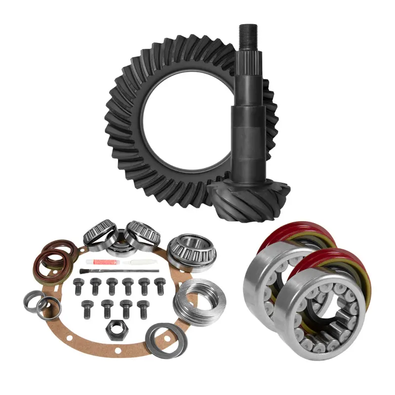 Yukon Gear & Axle 8.6-Inch Rear Ring And Pinion Install Kit For Gm Trucks – 4.56 Ratio With Bearings And Seal 1